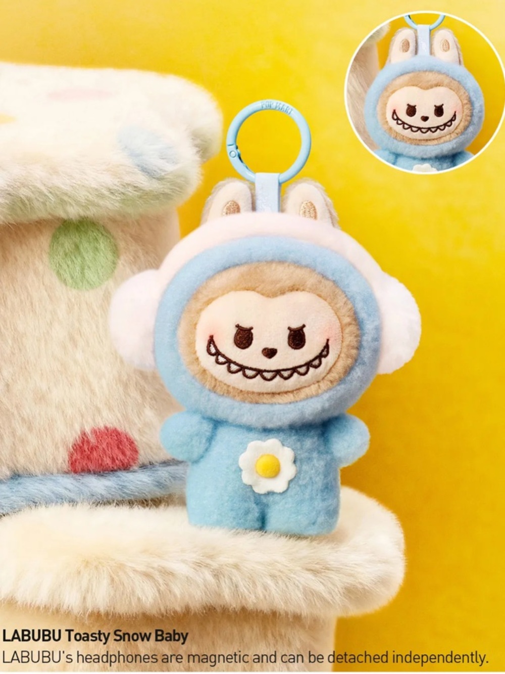 Labubu Toasty Snow Baby - Fluffy & Cozy Plush Pendant Blind Box
